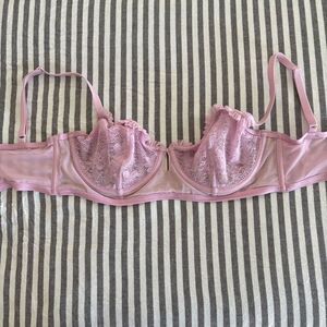 NWOT Adore Me Maddie Unlined Lace Bra Size 32DDD
